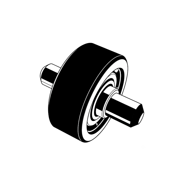 DGI Acetal Bearing 11mm with axle