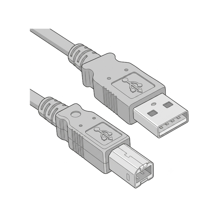 Plotter / Printer USB A to B HQ Shielded Cable 5m