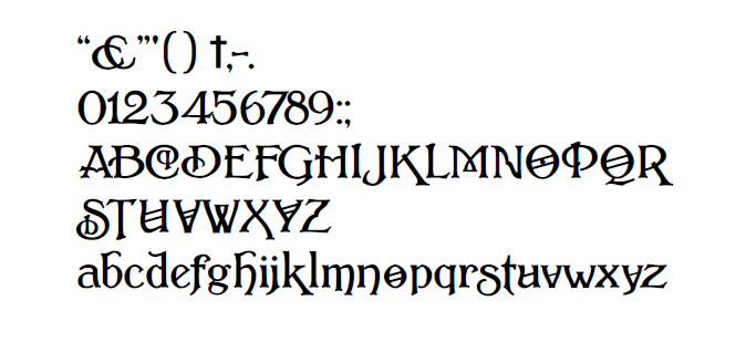 Memorial Font SM Ornate 02